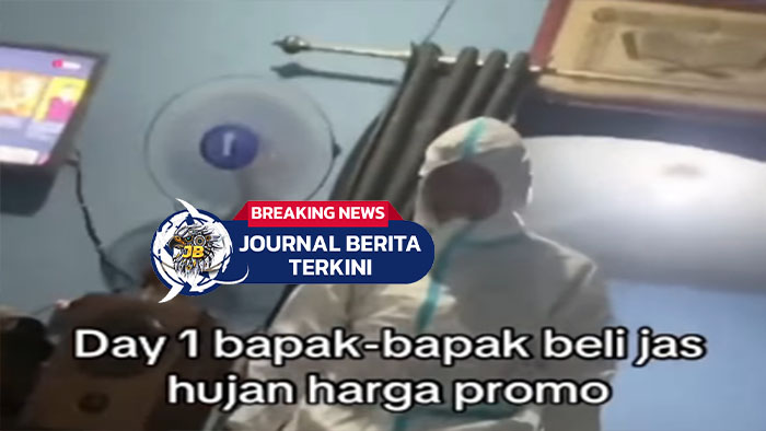 [VIDEO] Ngakak! Bapak Ini Beli Jas Hujan, Ternyata Mirip APD, Netizen: Covid Udah Kelar Malah Baru Jadi Relawan