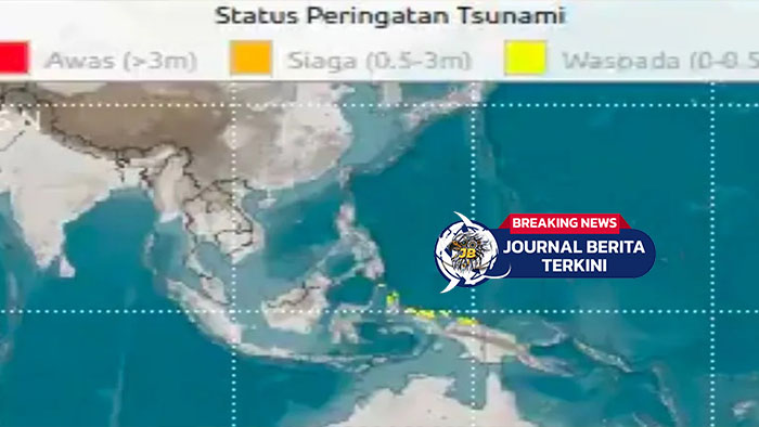 [VIDEO] Prediksi Waktu Gelombang Tsunami di 10 Wilayah Indonesia Imbas Gempa Rusia