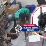 [VIDEO] Terekam CCTV! Seorang Pria Beratribut Ojol Nekat Mencuri Handphone Disalah Satu Toko Vape
