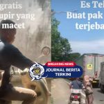 [VIDEO] Tuai Pujian Warganet! Pasutri Ini Bagikan Es Teh ke Sopir saat Macet, Aksi Mulia