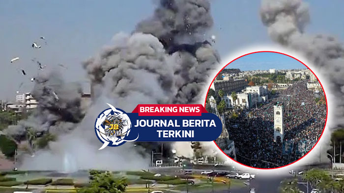 [VIDEO] Usai Serangan Israel ke Kantor Kementerian Pertahanan Suriah, Warga Turun ke Jalan Teriakkan 'Deklarasi Jihad'
