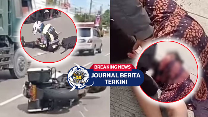 [VIDEO] Viral 2 Motor PJR Polda Sumut Diduga T*brak Nenek di Medan, Polisi: Hanya Bersenggolan