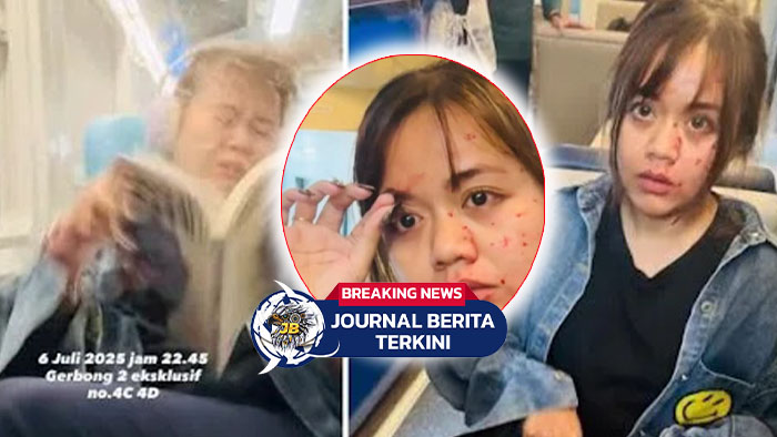 [VIDEO] Wanita Penumpang Kereta Sancaka Kena Lemparan Batu Hingga Dilarikan ke IGD