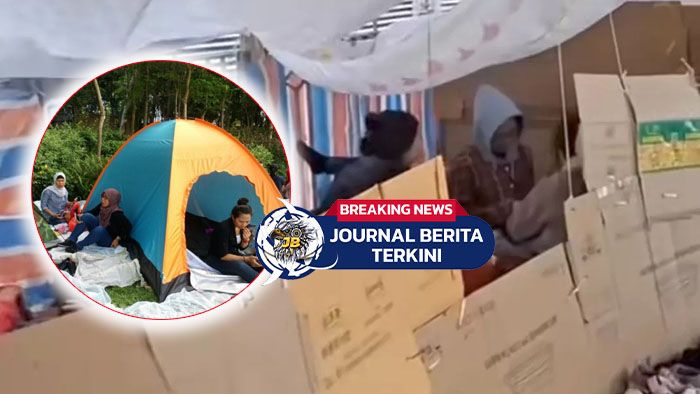 [VIDEO] Tak di Sediakan Shelter Khusus! PMI di Hongkong Gelar Tenda dari Kardus di Trotoar saat Libur