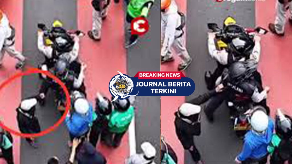 [VIDEO] Tertangkap Kamera! Provokator Demo Bertopi Putih, Aksinya Terekam Drone