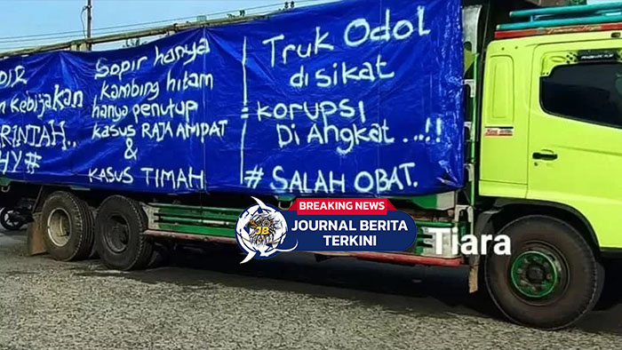 [VIDEO] Curhat Sopir Truk ODOL! 'Maaf Pak Presiden, Kami Penggerak Ekonomi Tapi Pungli Masih Merajalela