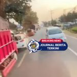 [VIDEO] Detik-Detik Kecelakaan Bus Tabrak Pengendara Lain Saat Berusaha Lewati Jalanan Macet