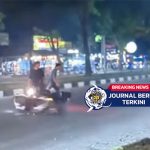 [VIDEO] Detik-Detik Kecelakaan Dua Motor Saling Nempel Dan Berputar, Warga Bingung Melepasnya