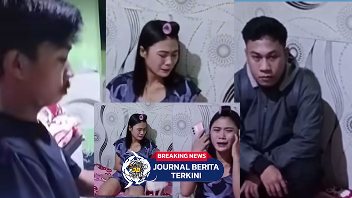 [VIDEO] Heboh Suami Gerebek Istrinya Diduga Selingkuh Dengan Teman kerja pabrik Saat Ditinggal Kerja