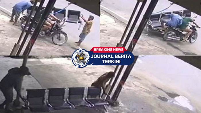 [VIDEO] Ini Medan Bung! Aksi Pencurian Kursi Besi di Medan Terekam CCTV, Pelaku Nekat Jalankan Aksinya di Siang Bolong