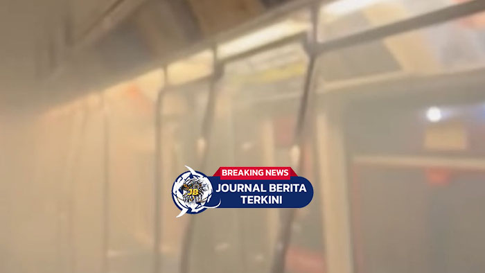 [VIDEO] Kereta Komuter di AS Terbakar, Penumpang Panik Berlarian