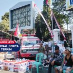 [VIDEO] Kondisi Terkini Posko Donasi Aksi Demo di Depan Kantor Bupati Pati