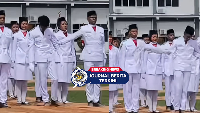 [VIDEO] Momen Haru! Paskibraka PBD Saling Menguatkan Saat Anggota Nyaris Terjatuh di Upacara HUT RI ke-80