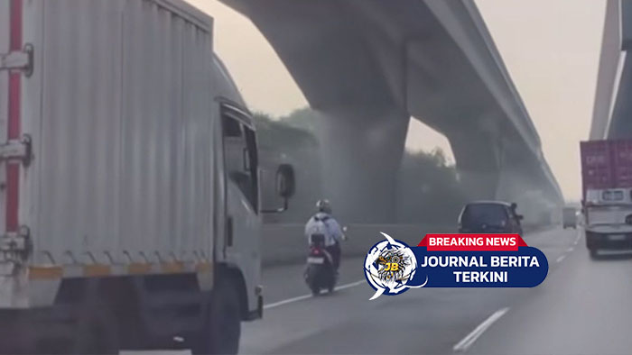 [VIDEO] Salah Setting Google Maps, Pengendara Motor di Bekasi Malah Masuk Tol Jakarta-Cikampek
