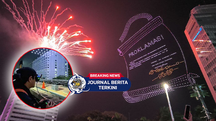 [VIDEO] Seriusan, cuma satu orang! Atraksi Drone Warnai Puncak HUT ke-80 RI di Jakarta