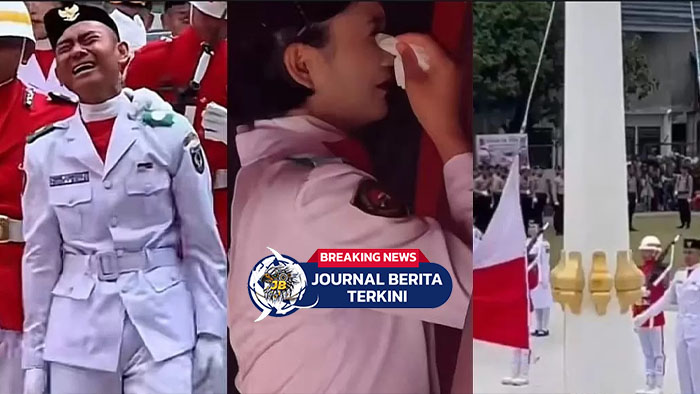 [VIDEO] Tangis Paskibraka Pecah Pasca Kibarkan Bendera Terbalik saat Upacara HUT ke 80 RI