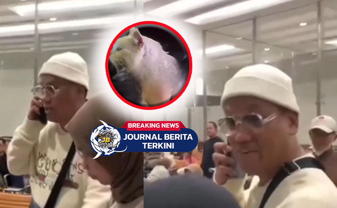 [VIDEO] Tercyduk! Uya Kuya Terekam Kamera Sedang Di Bandara, Hingga Ikhlas Kucing Di Jarah!