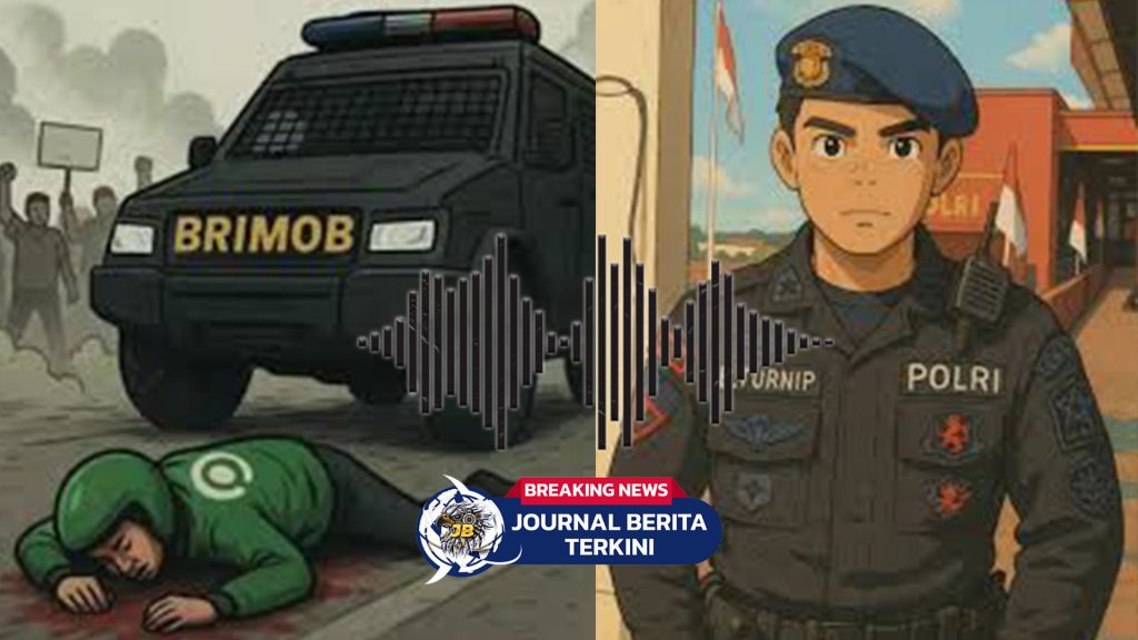 [VIDEO] Viral! Rekaman Voice Noted Diduga Anggota Brimob Tentang Kejadian Mencekam Demo Anarkis