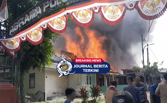 [VIDEO] Asrama Polisi Serpong Terbakar, Puluhan Anggota Kehilangan Rumah Dinas