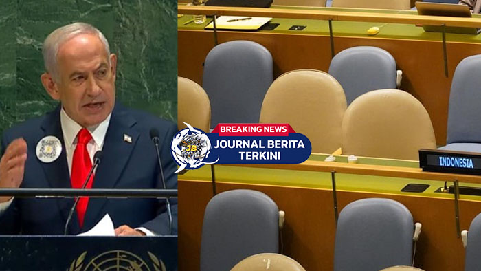 [VIDEO] Detik-Detik Netanyahu Bikin Puluhan Delegasi Walk Out dari Ruangan PBB