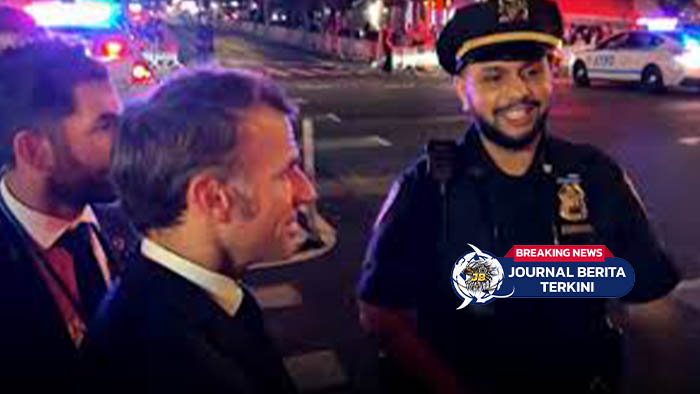 [VIDEO] Jalan Kaki 30 Menit! Presiden Macron Terjebak Iring-Iringan Trump di New York