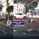 [VIDEO] Kecelakaan! Mobil Diduga Ugal-Ugalan dan Hilang Kendali Tabrak Tiang Listrik Dan Satpam