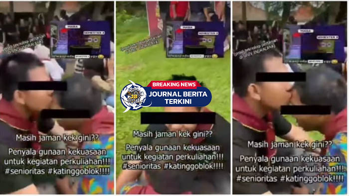 [VIDEO] Kegiatan Ospek Tuai Kecaman! Viral Rekaman Maba UNSRI Dipaksa Berciuman