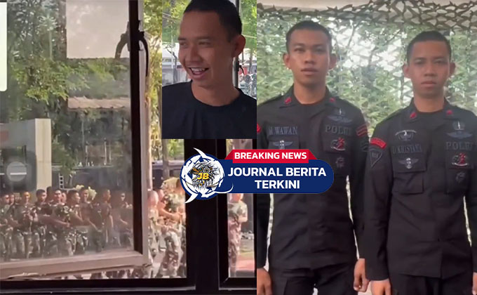 [VIDEO] Kena Batunya! Dua Oknum Brimob Ejek TNI Saat Binsik lari, Akhirnya di Hukum dan Minta Maaf