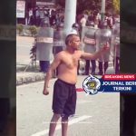 [VIDEO] Kerusuhan Nepal! Sosok Kakek ODGJ Nekat Tantang Aparat Jadi Sortan!