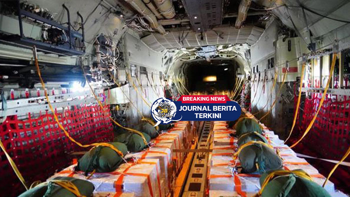 [VIDEO] Kisah Prajurit TNI Harap-harap Cemas di Udara Salurkan Bantuan ke Gaza