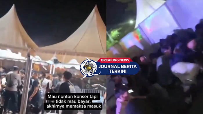 [VIDEO] Konser di Parkiran Mall Pipo Ricuh, Penonton Paksa Masuk hingga Timbulkan Korban Luka