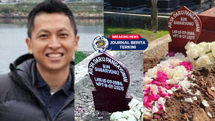[VIDEO] Makam Diplomat Arya Daru Acak-acakan, Polisi Diminta Turun Tangan