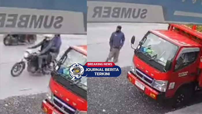 [VIDEO] Modus Cepat Dua Pelaku! Tas Supir Truk Elpiji Digondol Maling Saat Bongkar Muatan di Bojonegoro