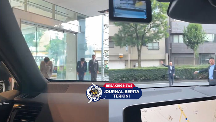 [VIDEO] Momen Staff Dealer Di Jepang Membungkuk Dan Atur Lalu Lintas Usai Pelanggan Beli Mobil