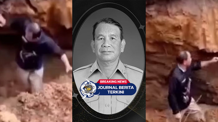 [VIDEO] Thailand! Pekerja Infrastruktur Meninggal Dunia Setelah Tertimbun Jalan Ambruk yang Sedang Diperiksanya