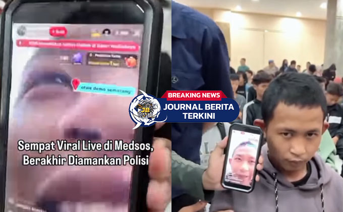 [VIDEO] Viral Live Medsos Caci maki Polisi Berakhir Diamankan