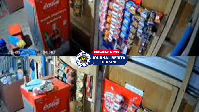 [VIDEO] Viral! Terekam Kamera CCTV Aksi Maling di Warung