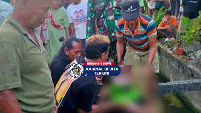[VIDEO] Warga Klepek Sukosewu Geger! Mayat Tanpa Identitas Ditemukan di Selokan