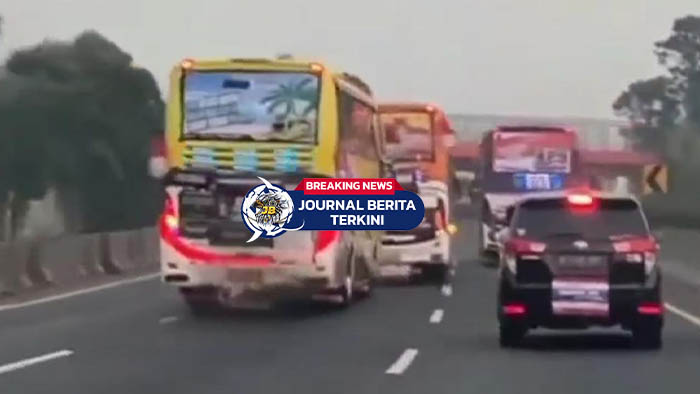 [VIDEO] Whitehorse Group! Pengguna Jalan Marah karena Bus Whitehorse Group Ugal-Ugalan
