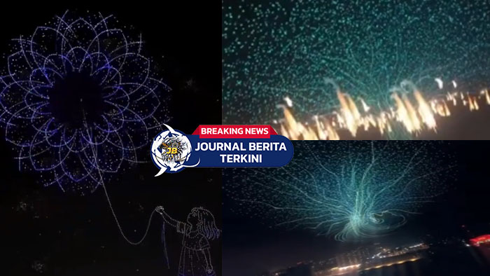 [VIDEO] A Firework Belonging to Me! Pertunjukan Drone China Catat Rekor Dunia Baru