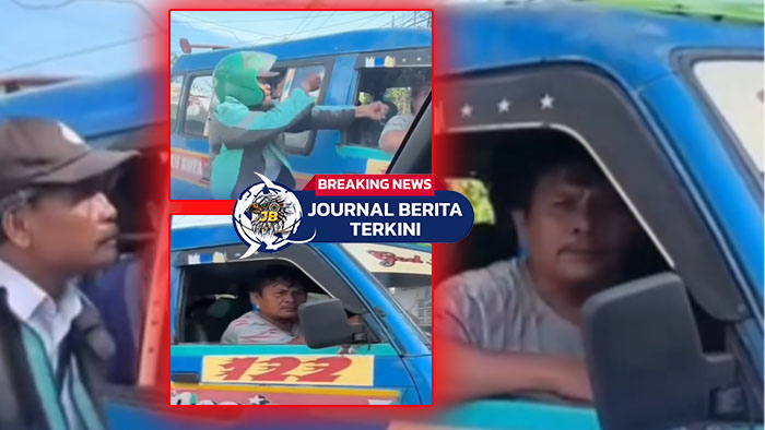 [VIDEO] Bapak Ojol Murka! Angkot Diduga Lawan Arah di Jalan Darussalam Medan, Langsung Dapat Salam Peringatan