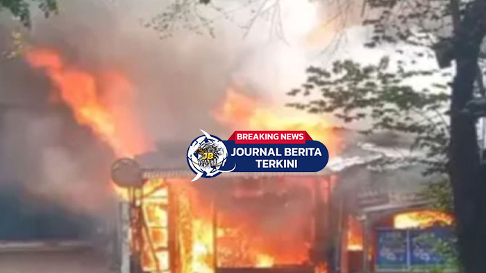 [VIDEO] Bengkel AC dan Warteg di Bekasi Hangus Terbakar, Diduga karena Rambatan Pembakaran Sampah