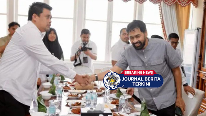 [VIDEO] Buntut Polemik Pelat BL! Momen Gubenur Sumut Bobby Diam Tanpa Kata Sambangi Mualem saat Makan
