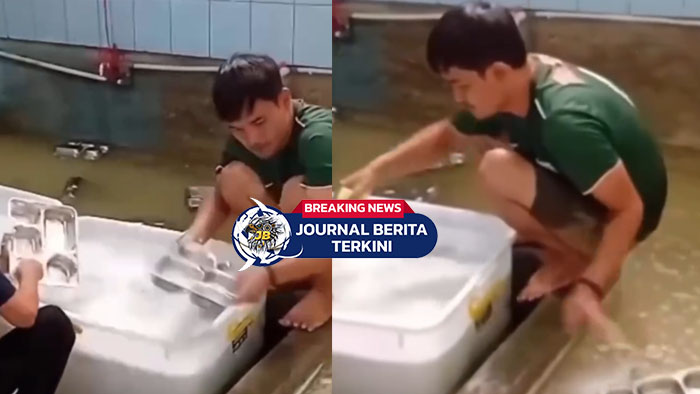 [VIDEO] Dapur Makan Bergizi Gratis di Cipatat Kena Semprot, Cuci Nampan Ala Kadarnya