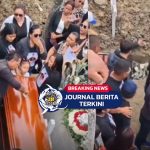[VIDEO] Detik-Detik Kurir Tak Sengaja Terjatuh Saat Antar Bunga di Tengah Upacara Pemakaman