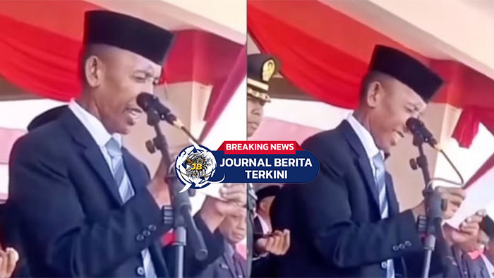 [VIDEO] Diajari Seperti Anak SD! Wakil Ketua DPRD Pasangkayu Gagap Baca UUD 45 di Hari Kesaktian Pancasila