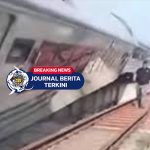 [VIDEO] Gerbong KA Purwojaya Anjlok! Petugas dan Polsuska Langsung Lakukan Penanganan