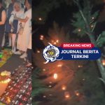 [VIDEO] Hujan Api! Lampion Festival Pantai Gua Cemara Tersangkut di Pohon