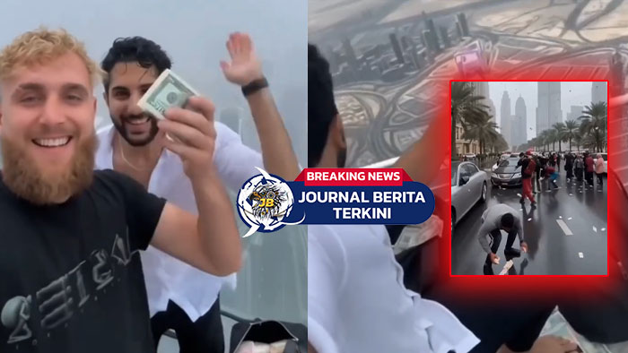 [VIDEO] Hujan Uang di Dubai! Aksi Jake Paul Menuai Pro dan Kontra