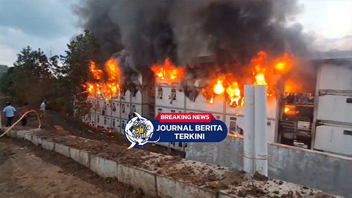 [VIDEO] Kebakaran Landa Hunian Pekerja IKN, 15 Unit Mobil Pemadam Dikerahkan